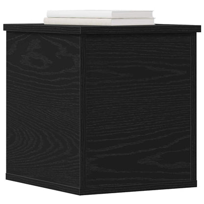 Caixa de Armazenamento Carvalho preto 30 x 35 x 35 cm