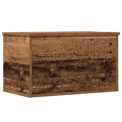 Caixa de Armazenamento Madeira antiga 60 x 35 x 35 cm