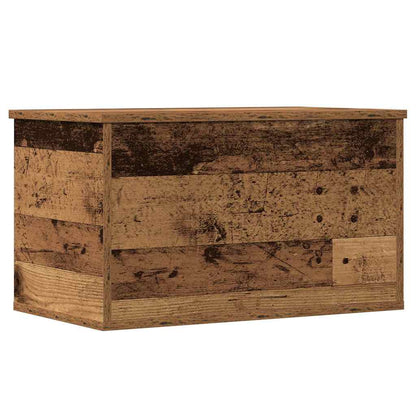 Caixa de Armazenamento Madeira antiga 60 x 35 x 35 cm