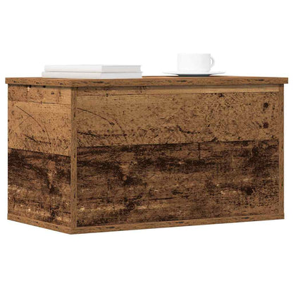 Caixa de Armazenamento Madeira antiga 60 x 35 x 35 cm