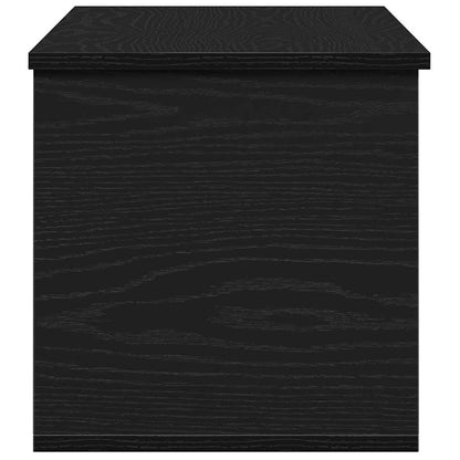 Caixa de Armazenamento Carvalho preto 90 x 35 x 35 cm