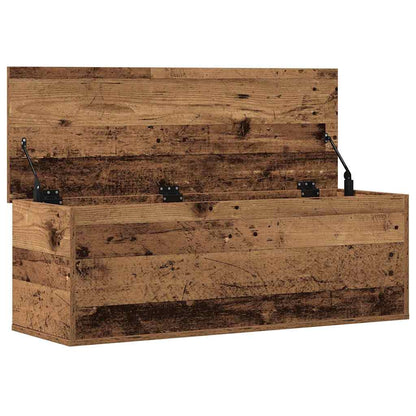 Caixa de Armazenamento Madeira antiga 102 x 35 x 35 cm
