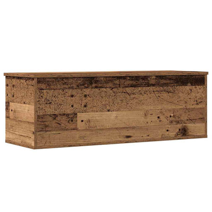 Caixa de Armazenamento Madeira antiga 102 x 35 x 35 cm