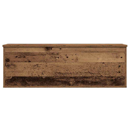 Caixa de Armazenamento Madeira antiga 102 x 35 x 35 cm