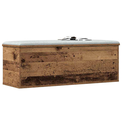 Caixa de Armazenamento Madeira antiga 102 x 35 x 35 cm