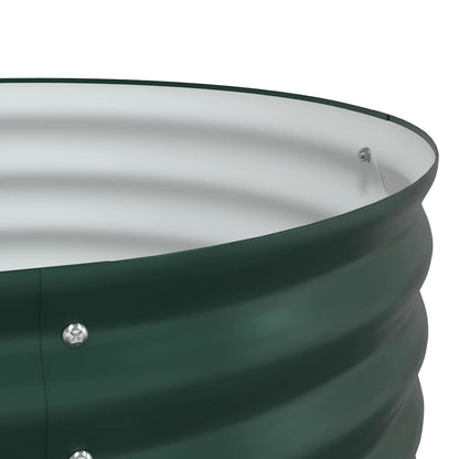 Canteiro de jardim elevado Verde 240 x 80 x 44 cm Aço