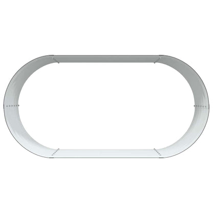 Canteiro de jardim elevado Castanho 160 x 80 x 44 cm Aço