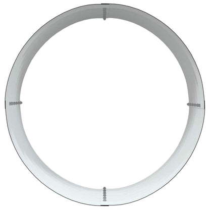 Canteiro de jardim elevado Castanho 80 x 80 x 44 cm Aço