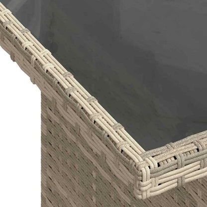 Conjunto de Sofá de Jardim com almofada 8 pcs Cinzento-claro