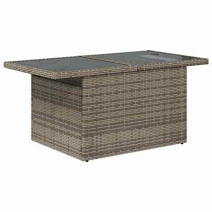 Conjunto de Sofá de Jardim com almofada 7 pcs Cinzeto