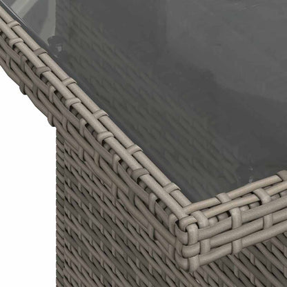 Conjunto de Sofá de Jardim com almofada 10 pcs Cinzeto