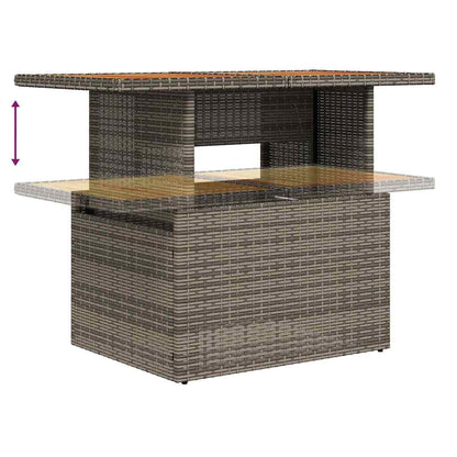 Conjunto de Sofá de Jardim 6 pcs Cinzeto 100 x 55 x 73 cm