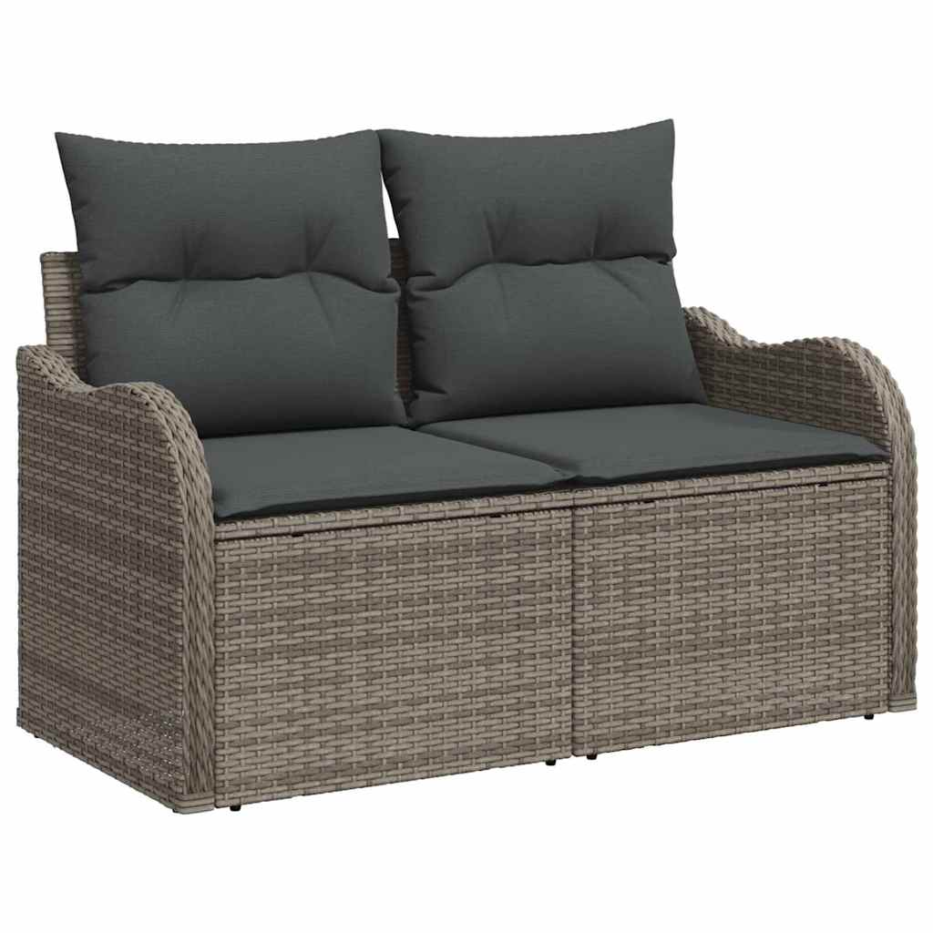 Conjunto de Sofá de Jardim 9 pcs Cinzeto 100 x 55 x 73 cm