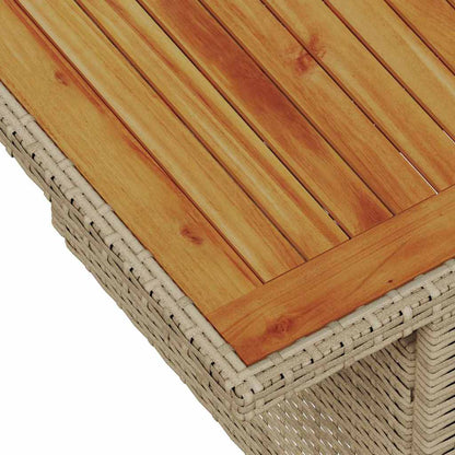 Conjunto de Jantar para Jardim Bege e Cinza 100 x 55 x 73 cm