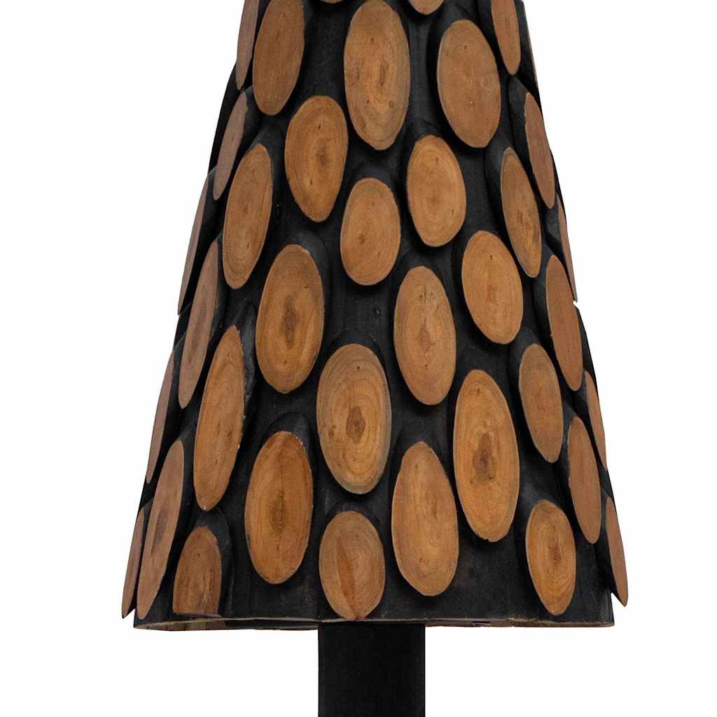 Árvore de Natal Castanho 150 cm Madeira de teca maciça