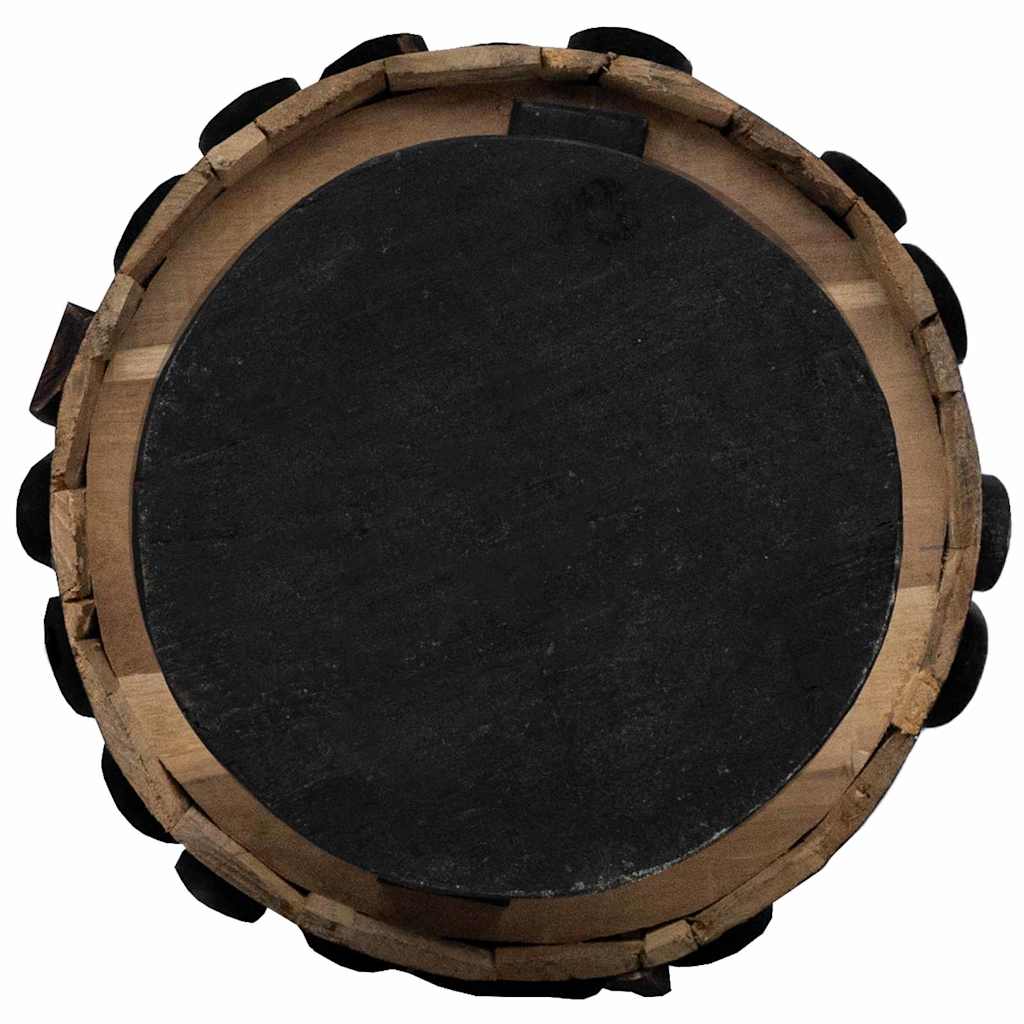 Árvore de Natal Castanho 150 cm Madeira de teca maciça