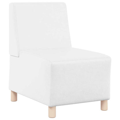 Unidade de Sofá Modular Sem Braços 2 pcs Branco 55 x 74 x 82 cm