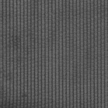 Unidade de Sofá Modular Sem Braços 2 pcs Cinza Escuro