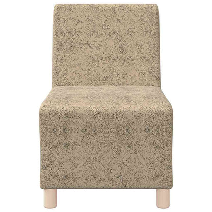 Unidade de Sofá Modular Sem Braços 2 pcs Cinzento-claro