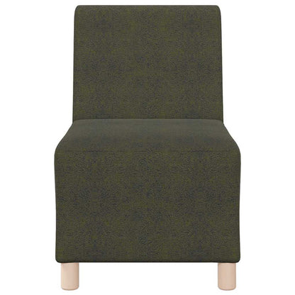 Unidade de Sofá Modular Sem Braços 2 pcs Verde 55 x 74 x 82 cm