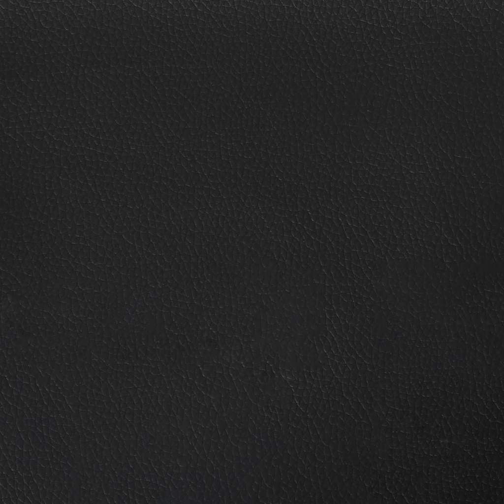 Unidade de Sofá Modular Sem Braços 3 pcs Preto 55 x 74 x 82 cm