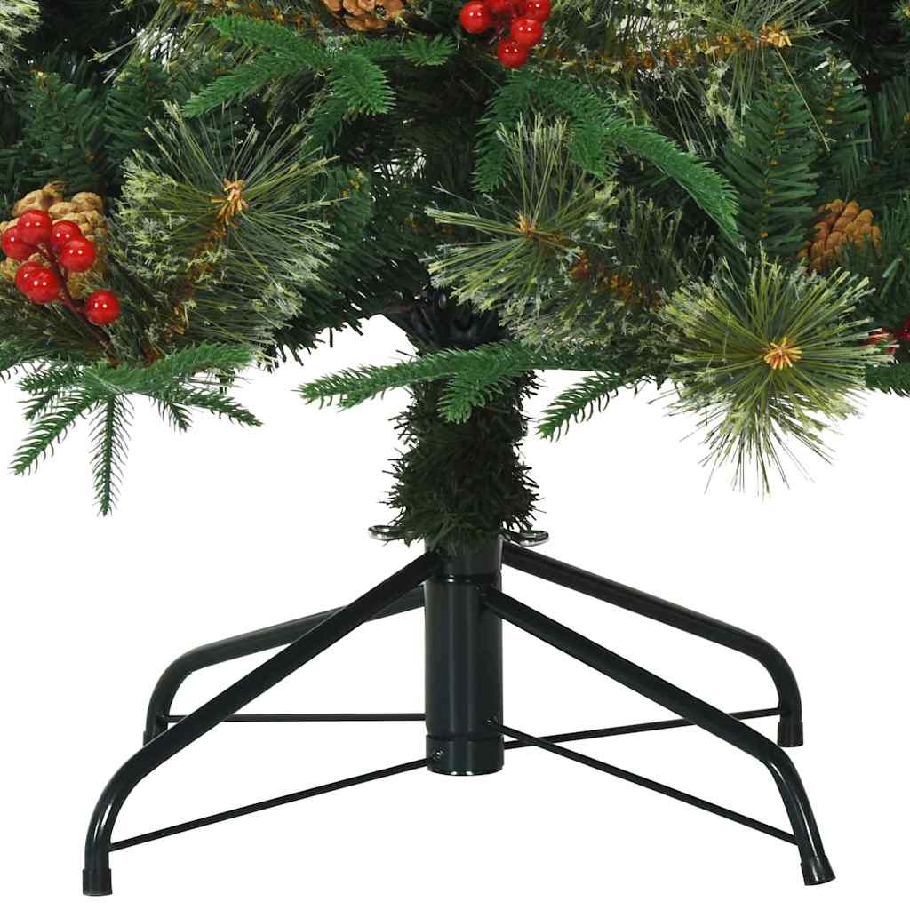 Árvore de Natal Articulada Artificial com suporte Verde 210 cm