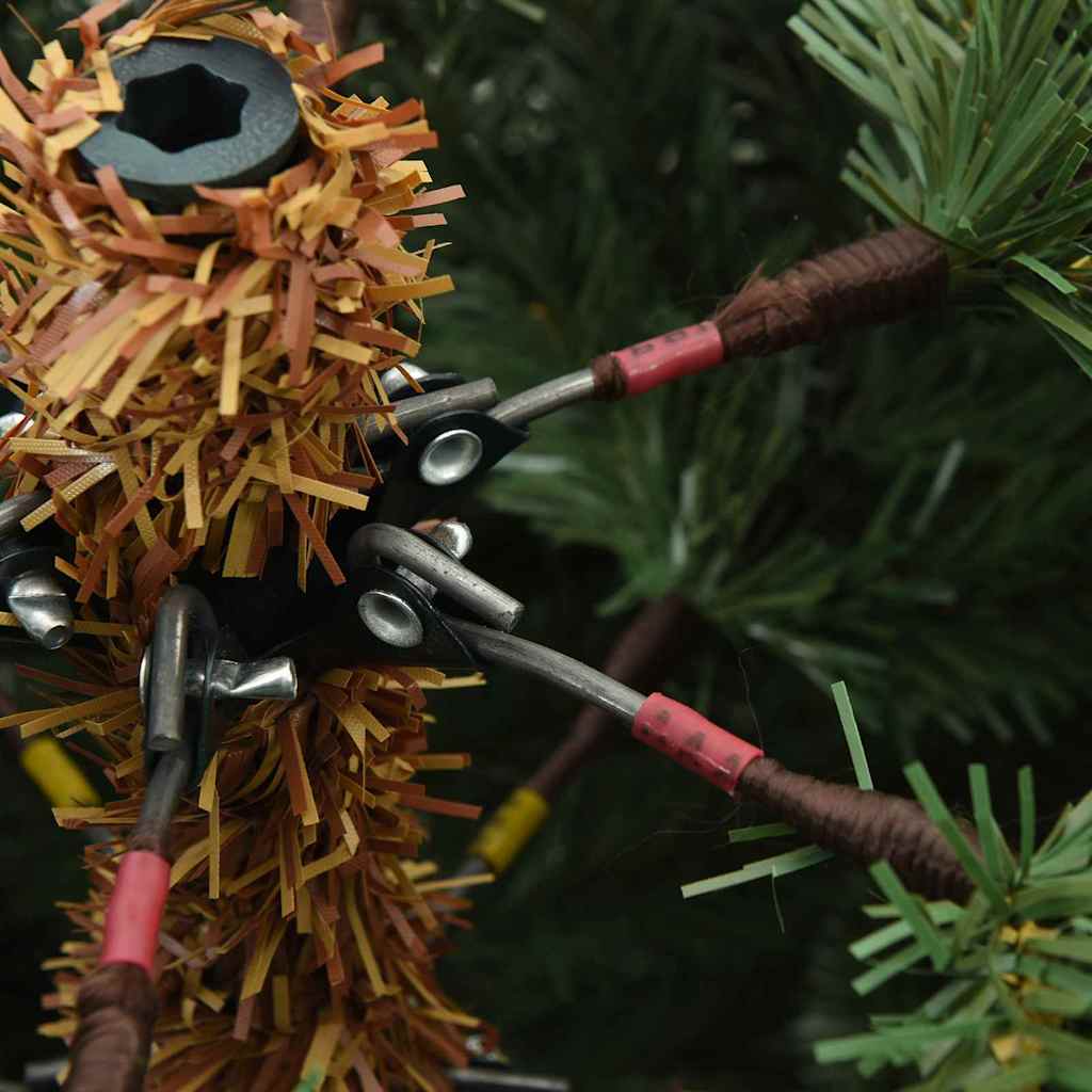 Árvore de Natal Articulada Artificial Verde 180 cm PVC, aço