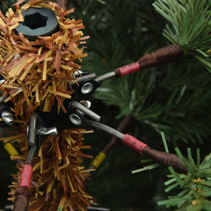 Árvore de Natal Articulada Artificial Verde 180 cm PVC, aço