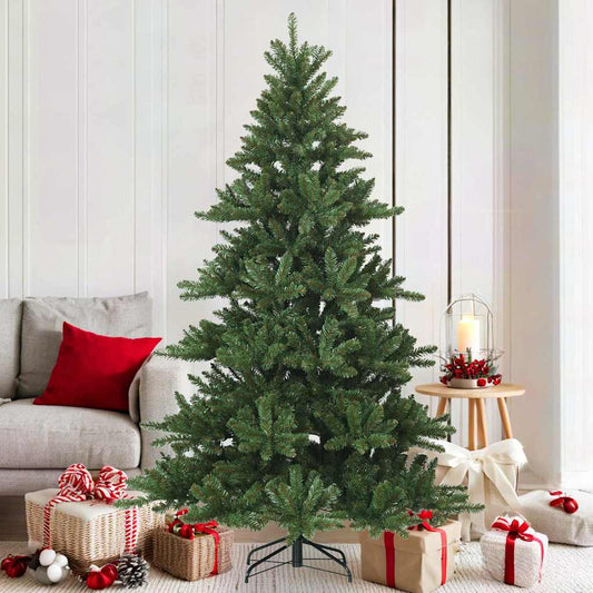Árvore de Natal Articulada Artificial Verde 180 cm PVC, aço