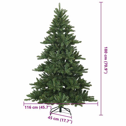 Árvore de Natal Articulada Artificial Verde 180 cm PVC, aço