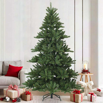 Árvore de Natal Articulada Artificial Verde 210 cm PVC, aço