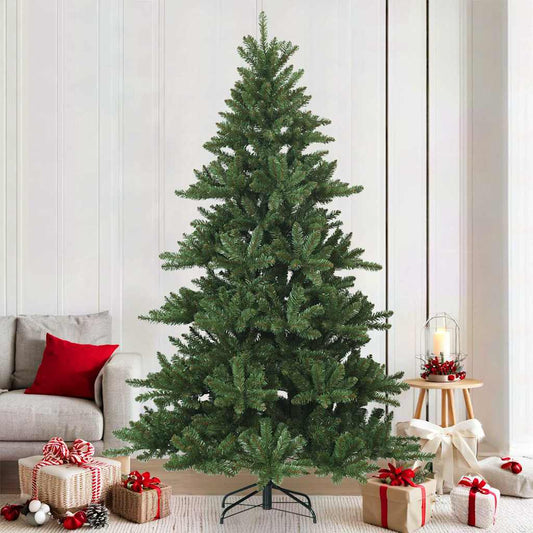 Árvore de Natal Articulada Artificial Verde 210 cm PVC, aço