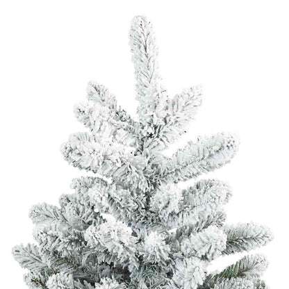Árvore de Natal Artificial Articulada Nevado Flocked Branco