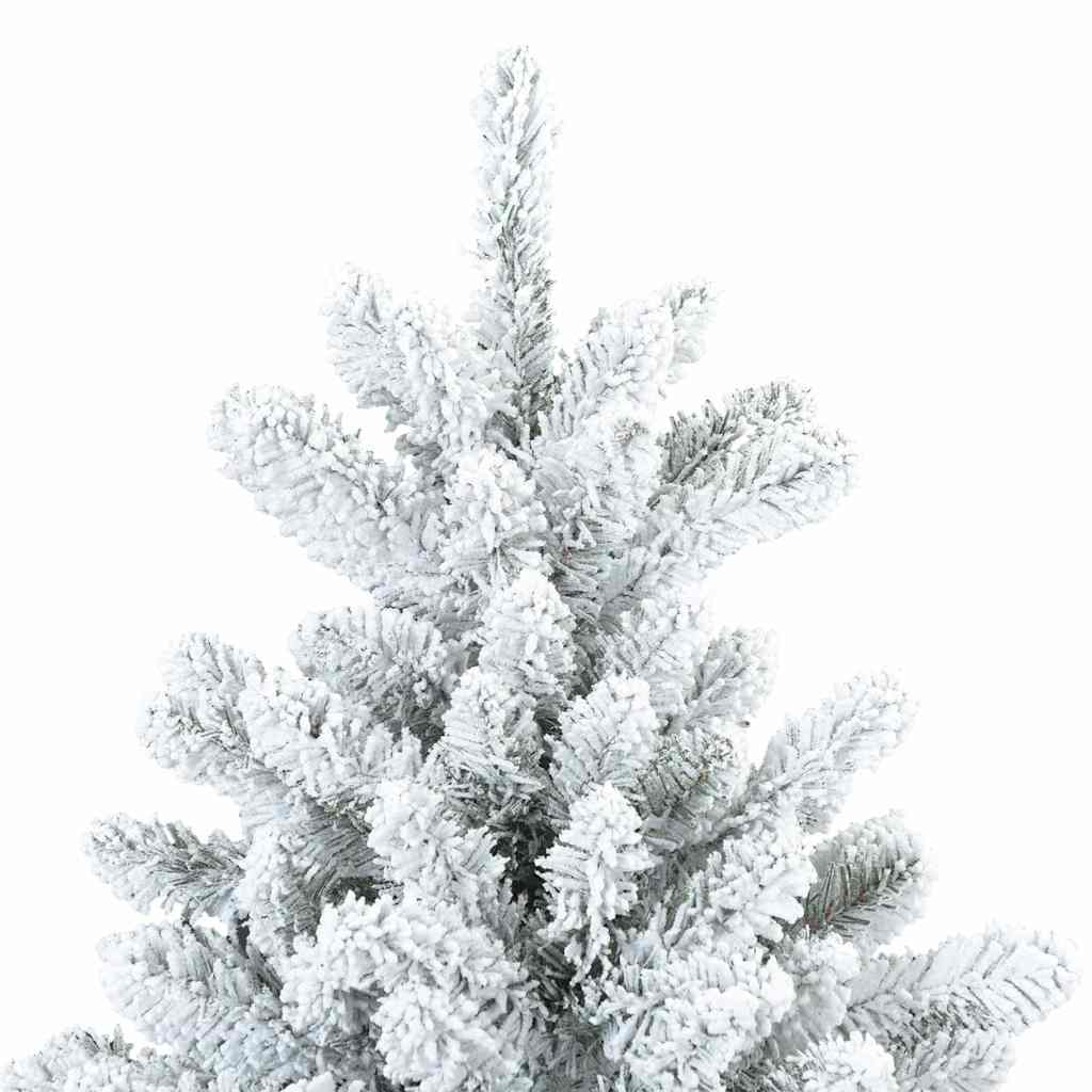 Árvore de Natal Artificial Articulada Nevado Flocked Branco