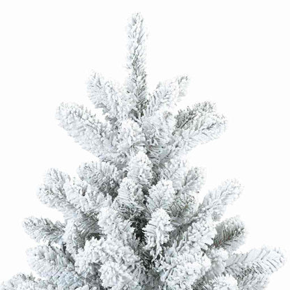 Árvore de Natal Artificial Articulada Nevado Flocked Branco