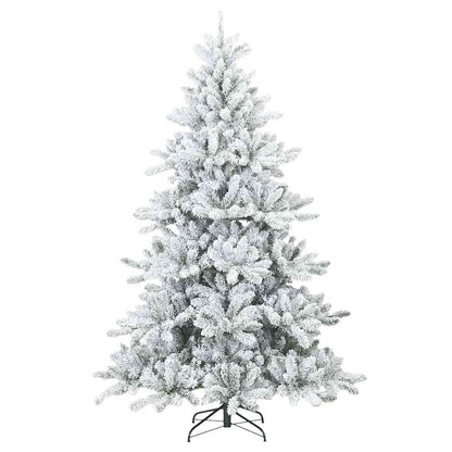 Árvore de Natal Artificial Articulada Nevado Flocked Branco
