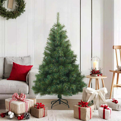 Árvore de Natal Articulada Artificial Verde 120 cm PVC, aço