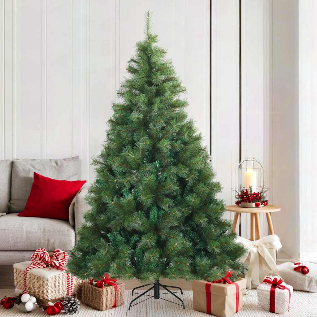 Árvore de Natal Articulada Artificial Verde 180 cm PVC, aço