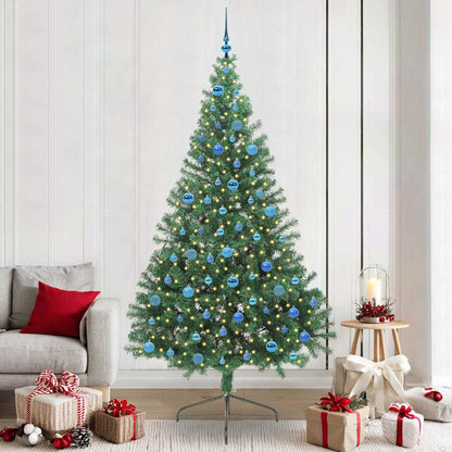 Árvore de Natal Artificial Pré-iluminada Verde 240 cm PVC