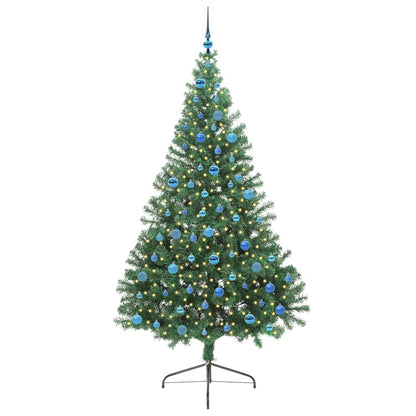 Árvore de Natal Artificial Pré-iluminada Verde 240 cm PVC