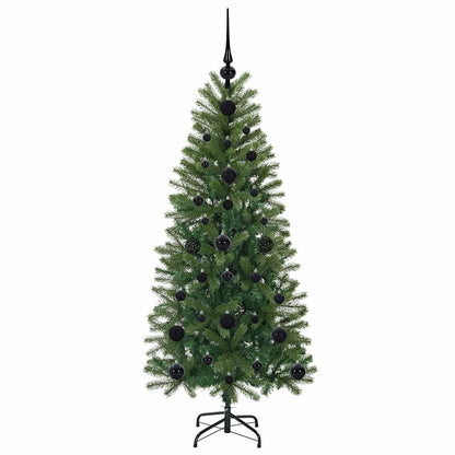 Árvore de Natal Artificial com 150 LEDs Verde 120 cm PE e PVC