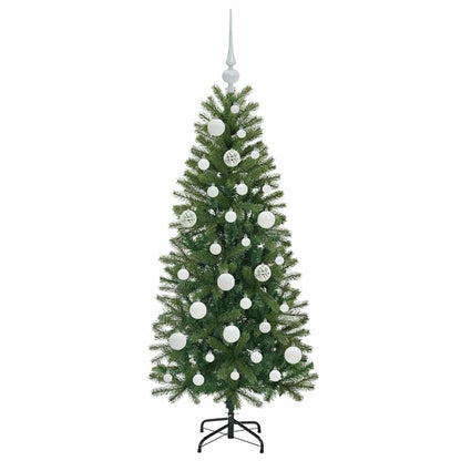 Árvore de Natal Artificial com 150 LEDs Verde 120 cm PE e PVC