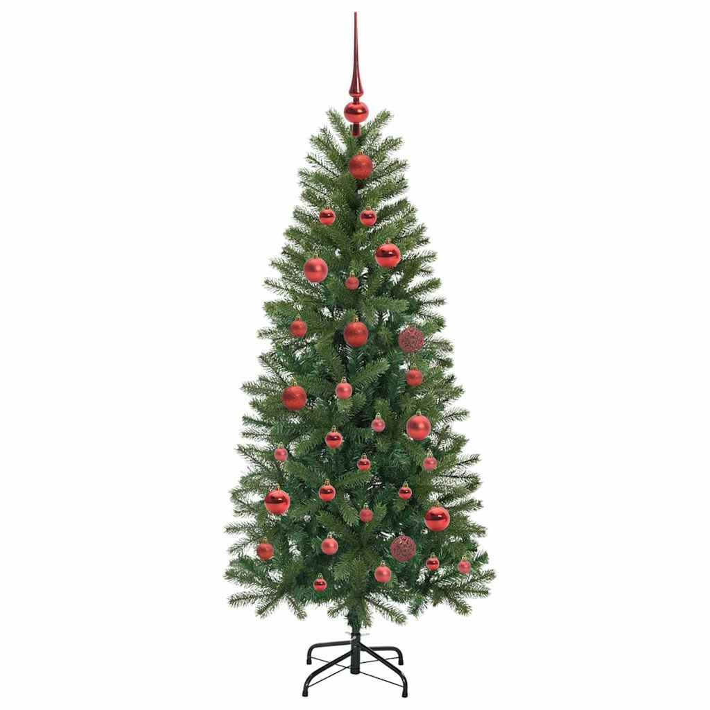 Árvore de Natal Artificial com 150 LEDs Verde 150 cm PE e PVC