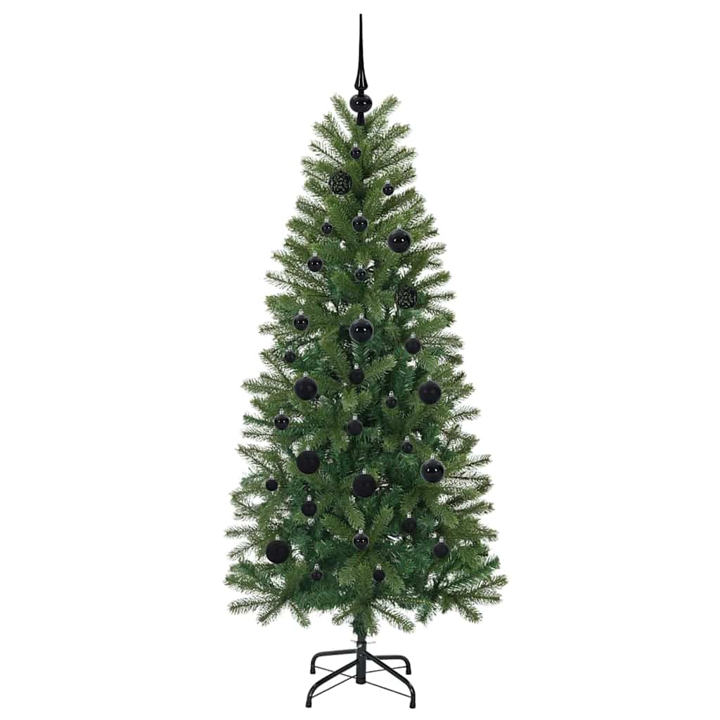 Árvore de Natal Artificial com 150 LEDs Verde 150 cm PE e PVC