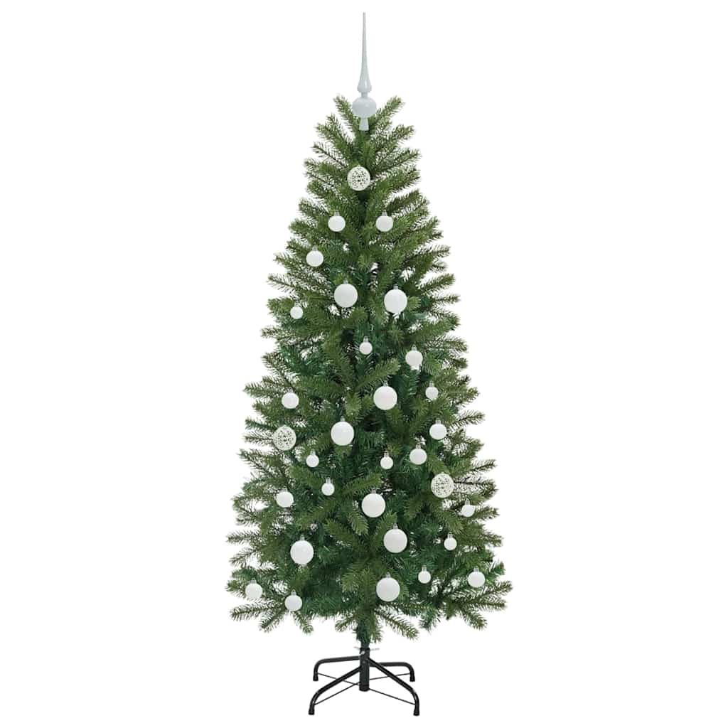 Árvore de Natal Artificial com 150 LEDs Verde 150 cm PE e PVC