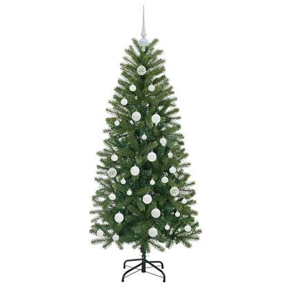 Árvore de Natal Artificial com 150 LEDs Verde 150 cm PE e PVC