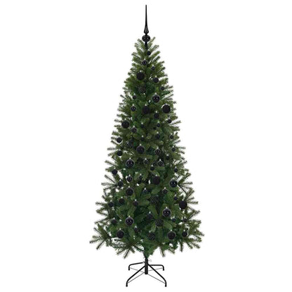 Árvore de Natal Artificial com 300 LEDs Verde 180 cm PE e PVC