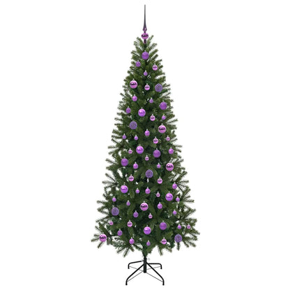 Árvore de Natal Artificial com 300 LEDs Verde 180 cm PE e PVC