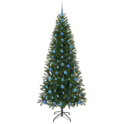 Árvore de Natal Artificial com 300 LEDs Verde 210 cm PE e PVC