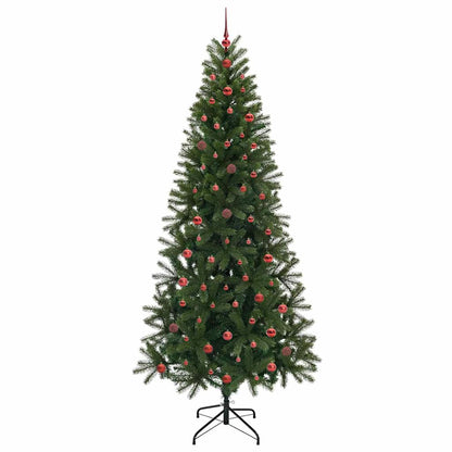 Árvore de Natal Artificial com 300 LEDs Verde 240 cm PE e PVC